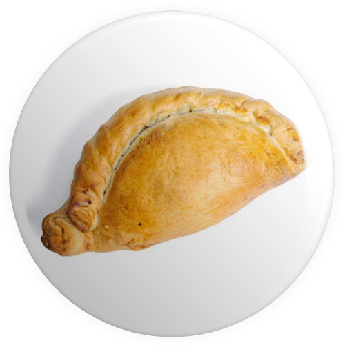 Cornish pasty button pin badge - pin,