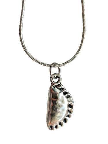 Cornish pasty necklace 46 - pasty, 18"