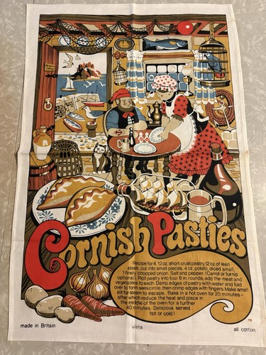 Vintage cornish pasties recipe - vintage,