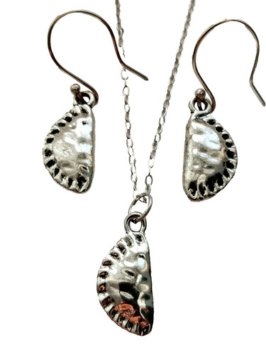 Sterling silver cornish pasty - sterling,