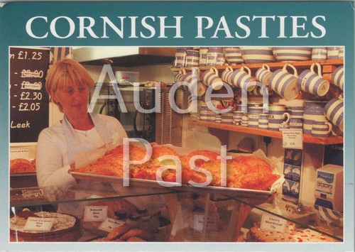 Cornish pasties postcard - cornish,
