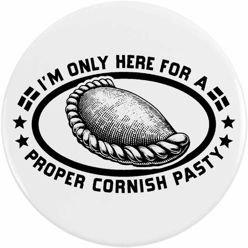 Proper cornish pasty button - 'proper,