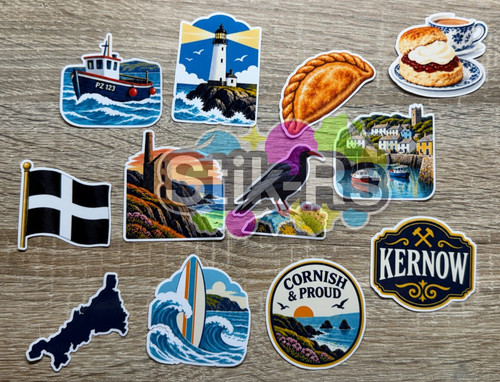 Cornwall stickers cornish - cornwall,