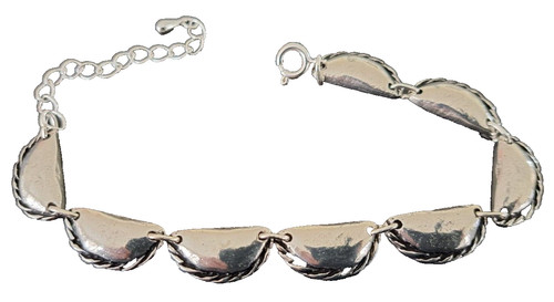 Cornish pasty pewter bracelet - cornish,
