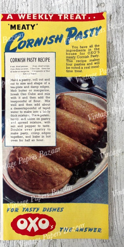 1940s oxo meaty cornish - 1940s,