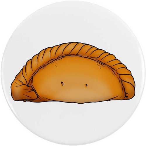 Cornish pasty button lapel - 'cornish,