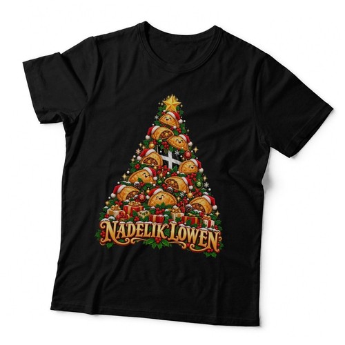 Cornish pasty christmas tree - pasty,