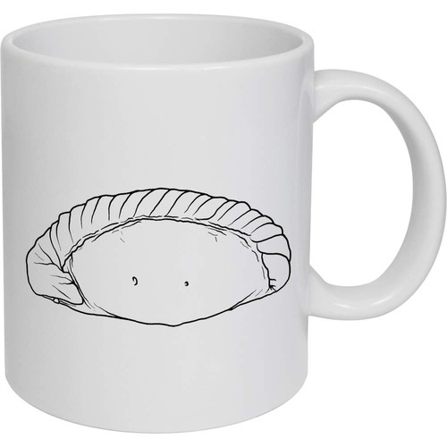 Cornish pasty ceramic mug - ceramic,