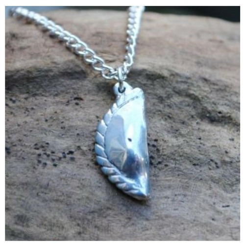 Highly polished pewter - polished, cornish