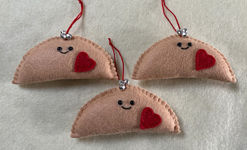 Felt cornish pasty christmas - cornish,