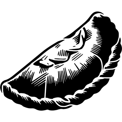Cornish pasty reusable wall - 'cornish,
