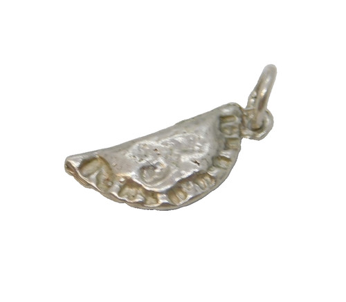 Sterling silver cornish pasty - silver,